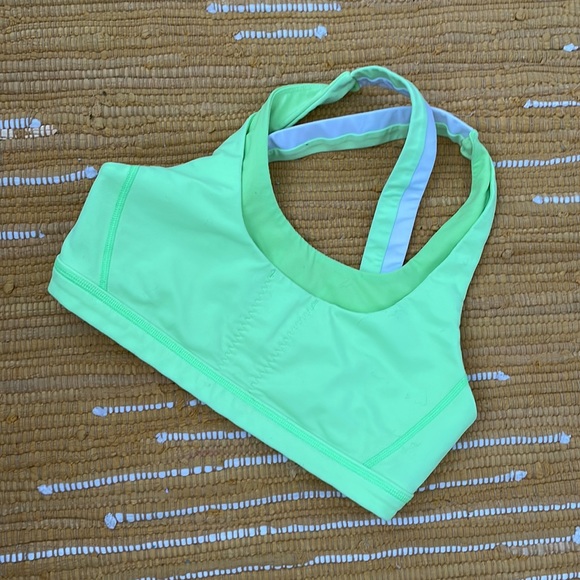 Neon green lululemon sports bra Stuff Your Bra. - Picture 6 of 8